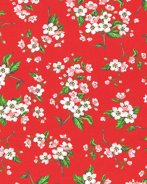 Apple Blossom - Floral Delights - Ruby Red