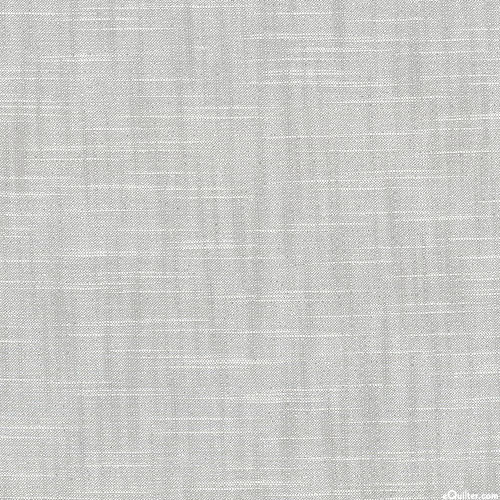 Manchester Metallic Chambray - Slub Yarn-Dye - Pale Gray/Silver