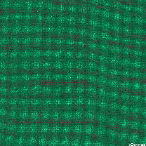 Moondust Yarn-Dye - Emerald Green/Metallic- COTTON/LUREX