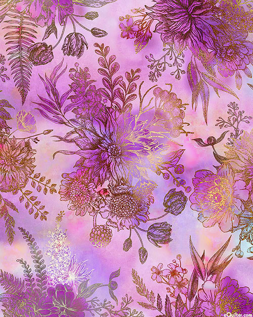 Misty Garden - Delight - Thistle Purple - DIGITAL