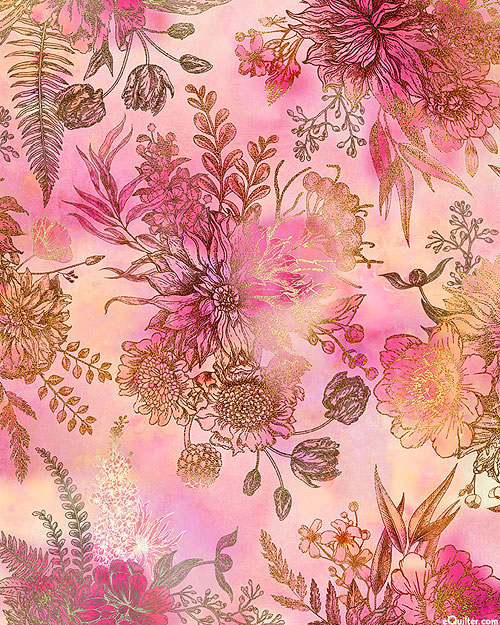 Misty Garden - Delight - Raspberry Pink - DIGITAL
