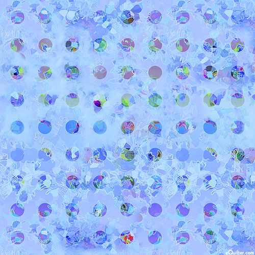 Misty Garden - Dappled Dots - Powder Blue - DIGITAL