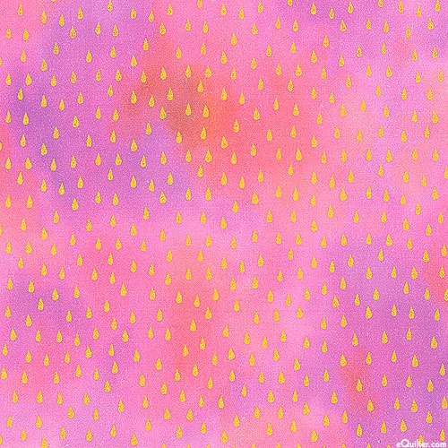 Chromaticity - Raindrops - Orchid Pink/Gold - DIGITAL