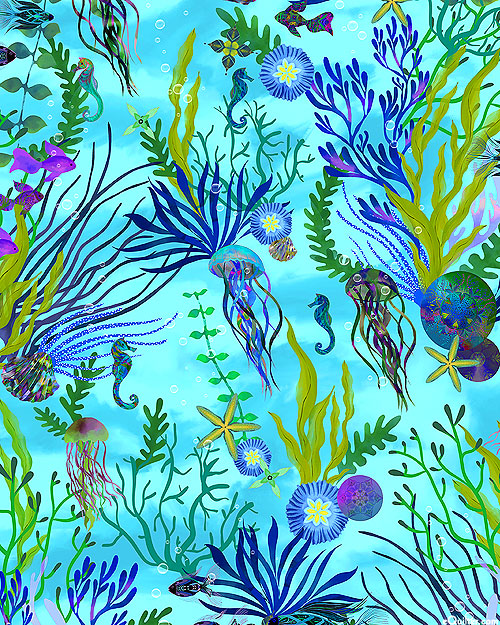 Oceanica - Sea Life - Deep Aqua - DIGITAL