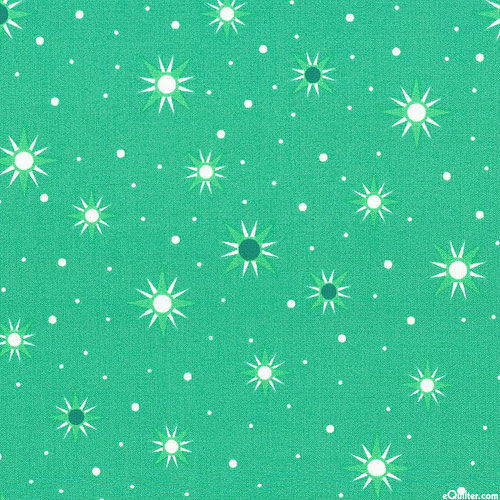 Planetarium - Other Worldly Stars - Dark Mint Green