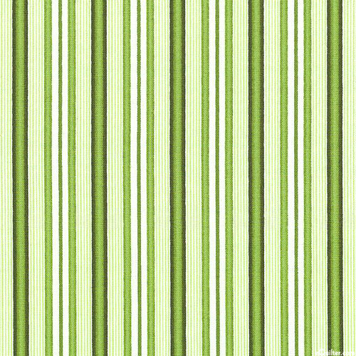 Flowerhouse Basics - Serene Stripes - Bamboo Green