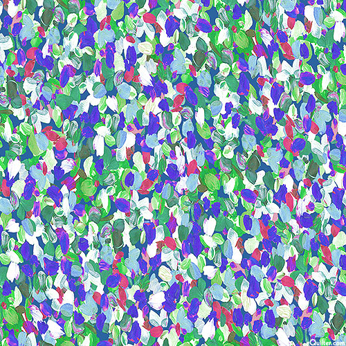 Painterly Petals - Cascade of Colors - Multi - DIGITAL