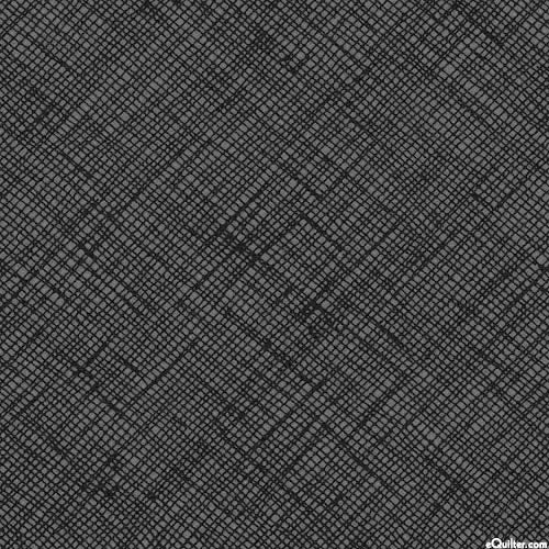 Architextures - Crosshatch - Charcoal Gray