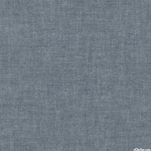 Chambray Union - Work Casual Yarn-Dye - Indigo Blue - 57" WIDE