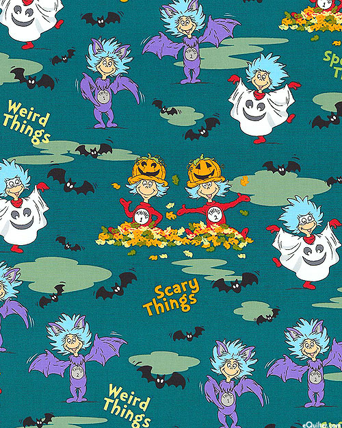 The Cat In The Hat - Halloween Things - Teal