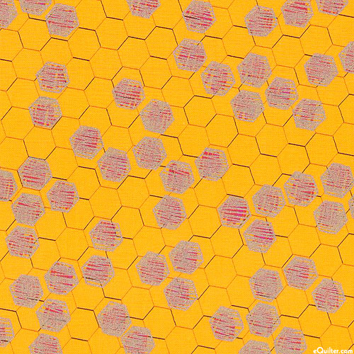 Spring Shimmer - Honeycomb Shadows - Monarch Orange/Pearl