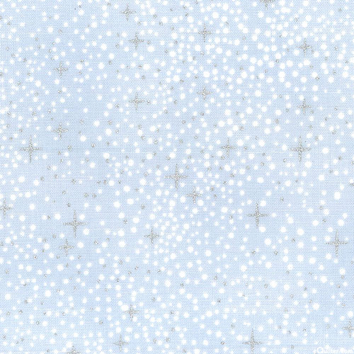 Snowy Brook - Twilight Sparkles - Cloud Blue/Silver
