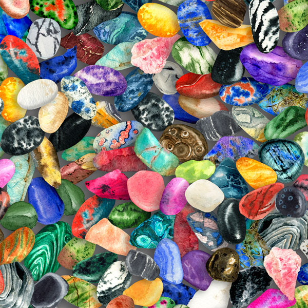 The Gem Collector - Gemstone Treasures - Multicolor