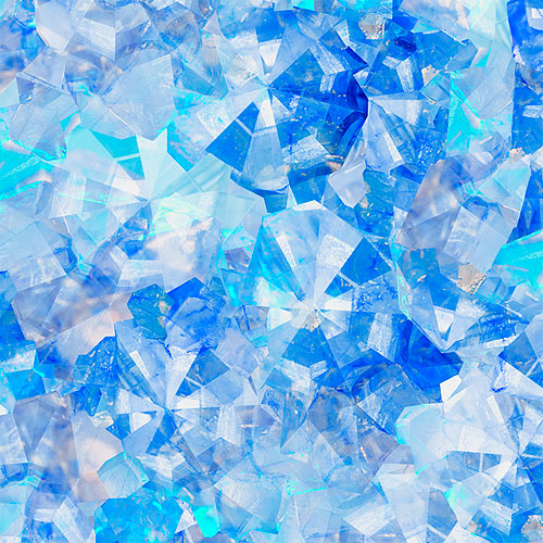 The Gem Collector - Crystal Close-Up - Powder Blue