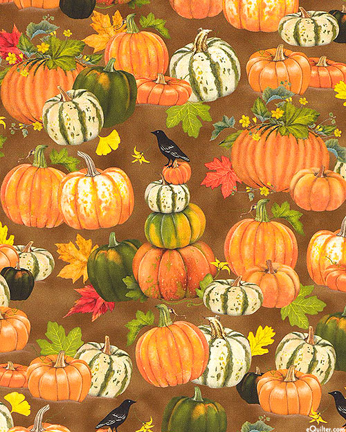 Autumn Cats & Dogs - Pumpkin Patch - Nutmeg - DIGITAL