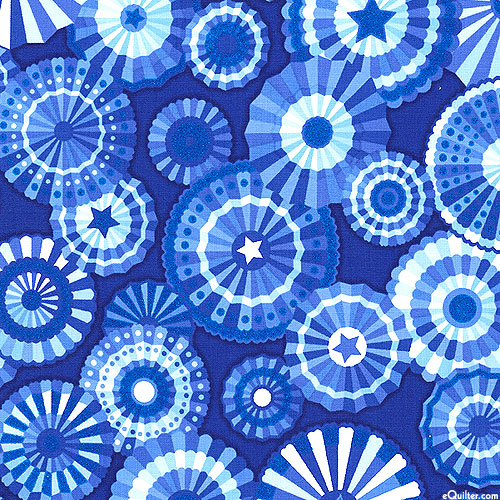 Spangled - Umbrellas - Sapphire/GLITTER