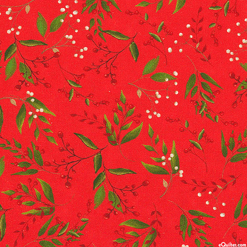 Gnomeland Critters - Holly Twigs - Flame Red - DIGITAL