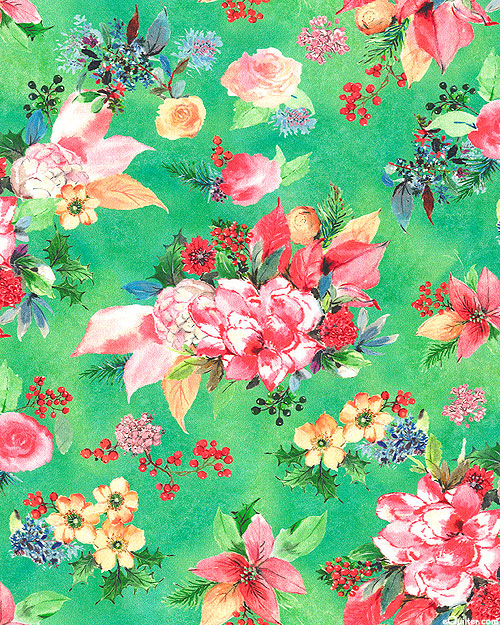 Yuletide Bouquet - Fragrant Flowers - Mint Julep - DIGITAL