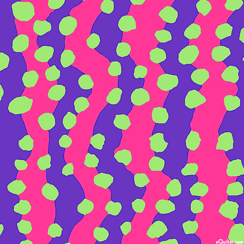 Kaffe Fassett Collective August 2022 - Bubble Stripe - Purple