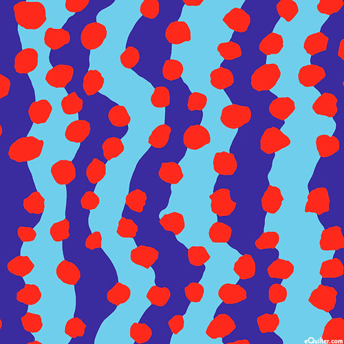 Kaffe Fassett Collective August 2022 - Bubble Stripe - Violet