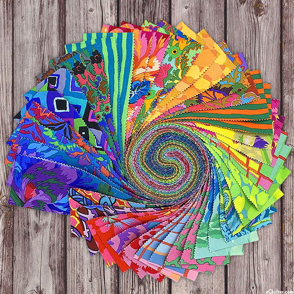 Kaffe Collective - Bright - 2-1/2" Strips