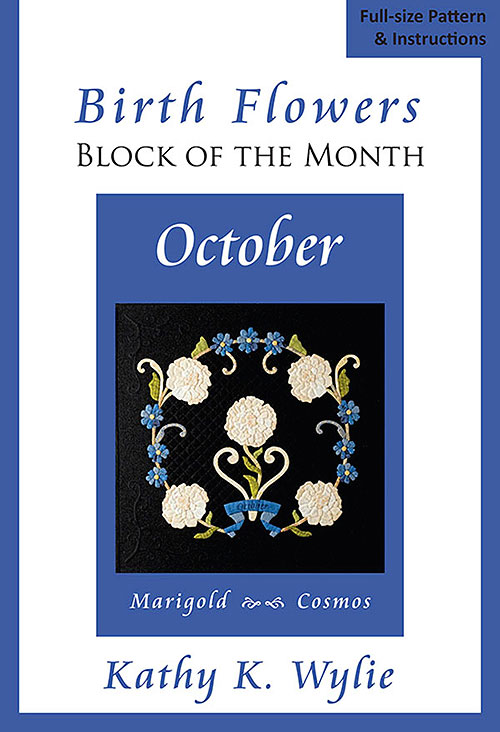 Birth Flowers October Marigold - Applique Pattern by Kathy Wylie