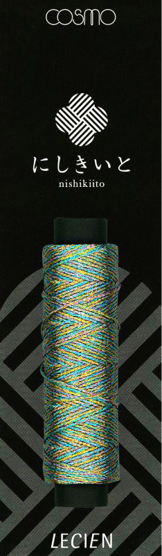 Cosmo Nishikiito Metallic Embroidery Thread - Topaz Variegated