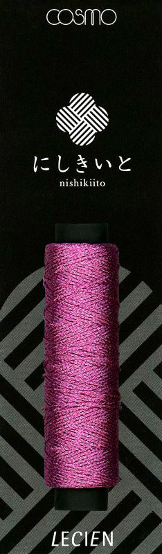 Cosmo Nishikiito Metallic Embroidery Thread - Blossom Pink