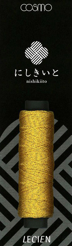 Cosmo Nishikiito Metallic Embroidery Thread - Lt Antique Gold