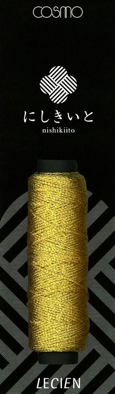 Cosmo Nishikiito Metallic Embroidery Thread - Lt Bright Gold