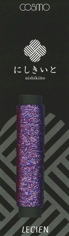 Cosmo Nishikiito Glittering Embroidery Thread - Misty Purple