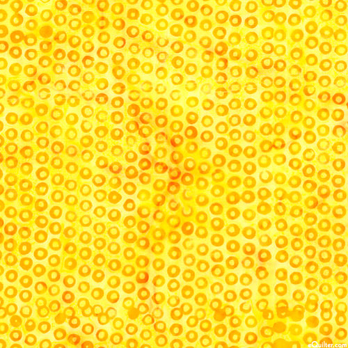 Bubble Ring Batik - Sunny Yellow