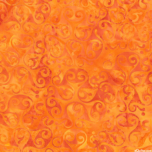 Celtic Field - Celtic Circle Batik - Pumpkin Spice
