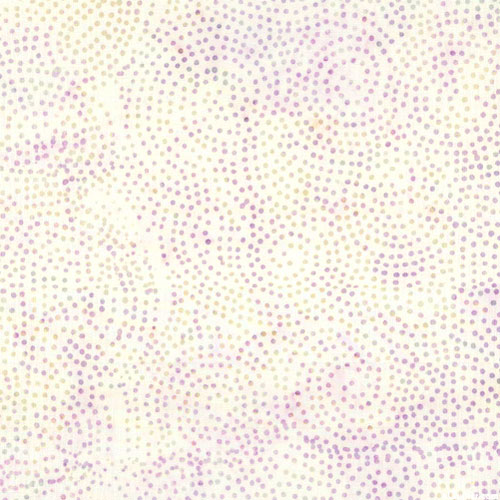 Swirling Spiral Dot Batik - Lavender Mist