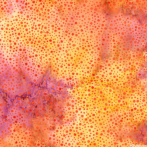 Honeycomb - Dots Batik - Dandelion