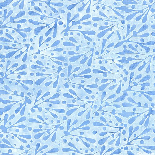 Let It Snow - Mistletoe Batik - Cloud Blue