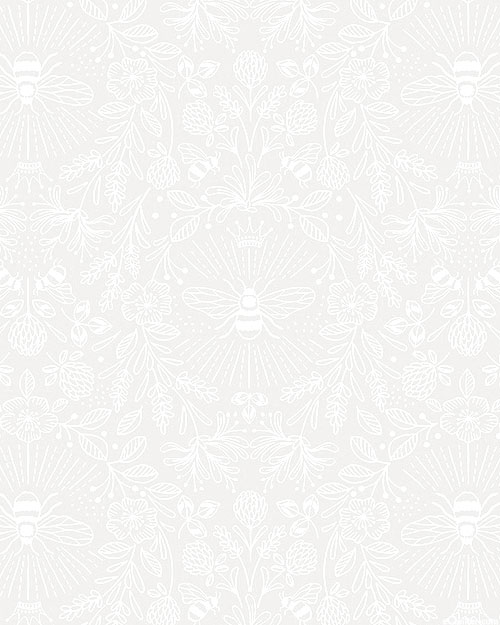Tiny Tonals - Bee Garden - White