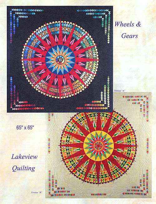 Wheels & Gears - Paper Piecing Pattern by Linda McGibbon