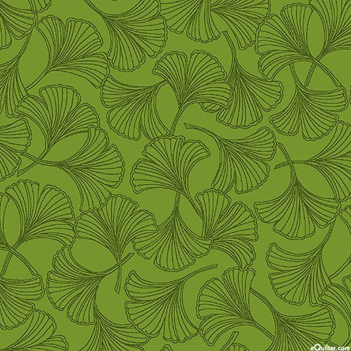 Triple Time Basics - Ginkgo Leaves - Leaf Green