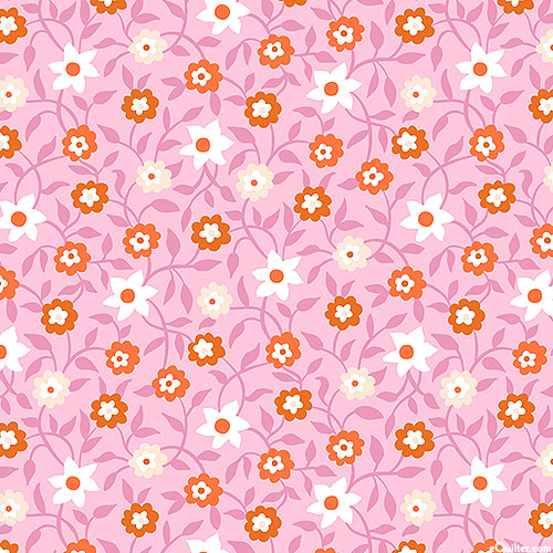 Lil Florals - Spring Meadow - Pastel Pink