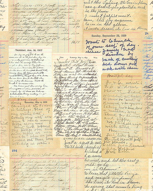 Junk Journal - Handwritten Notes - Parchment