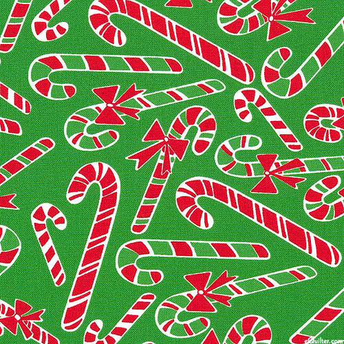 Reindeer Games - Candy Canes - Emerald