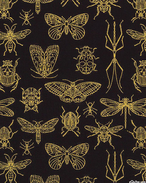 Meadowmere - Garden Insects - Black/Gold