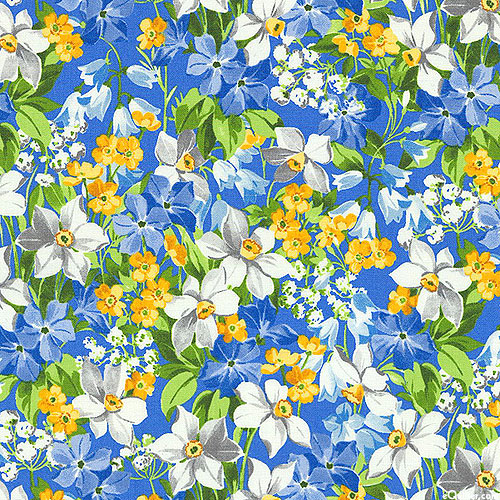 Summer Breeze - Fragrant Flowers - Royal Blue