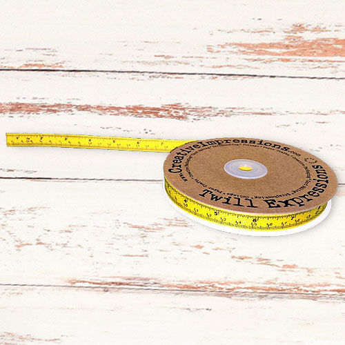 Tape Measure Twill - Yellow