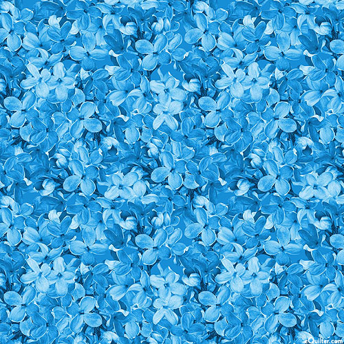 Canary Garden Party - Lilac Bloom - Cerulean Blue - DIGITAL