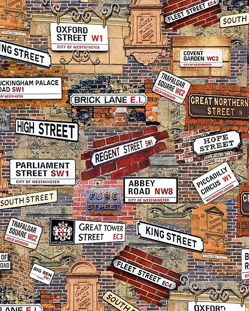 City of London - City Streets - Oak Brown - DIGITAL