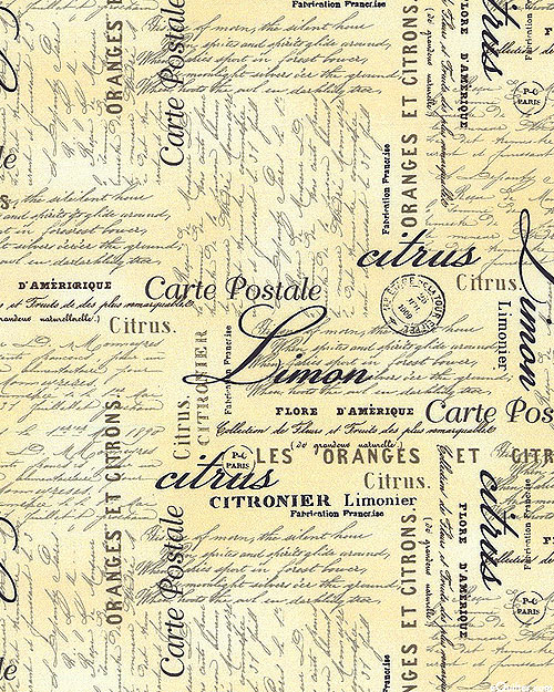Limoncello - Carte Postale - Parchment Beige