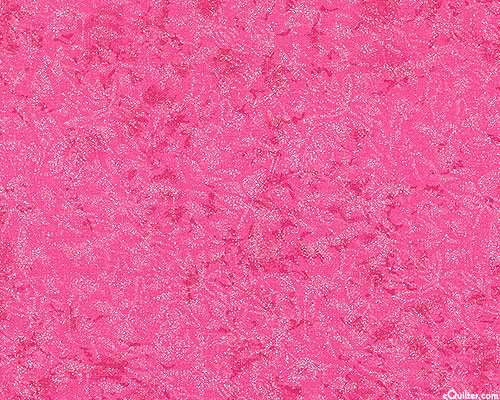 Fairy Frost - Bright Zinnia Pink/Glitter