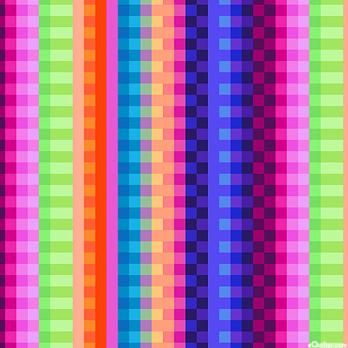 Colorforms - Graphic Stripe - Rainbow - DIGITAL PRINT